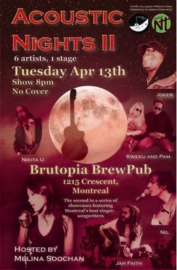 Acoustic Nights 2 , April 13 2010 at Brutopia Brewpub