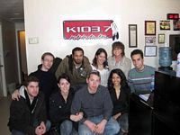 K103.7 Radio Kahnawake - Studio Group Shot - Acoustic Nights 1  (Ian Bartczak, Sule Heitner, Melina Soochan, Lori Jacobs, David Hodges, Patrick Lehman, Natalie Harvey, Jonathan Rosner, Sabrina Correa)